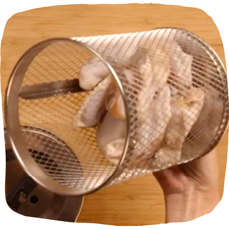 Image of Once the chicken combines thoroughly, put the chicken in the...